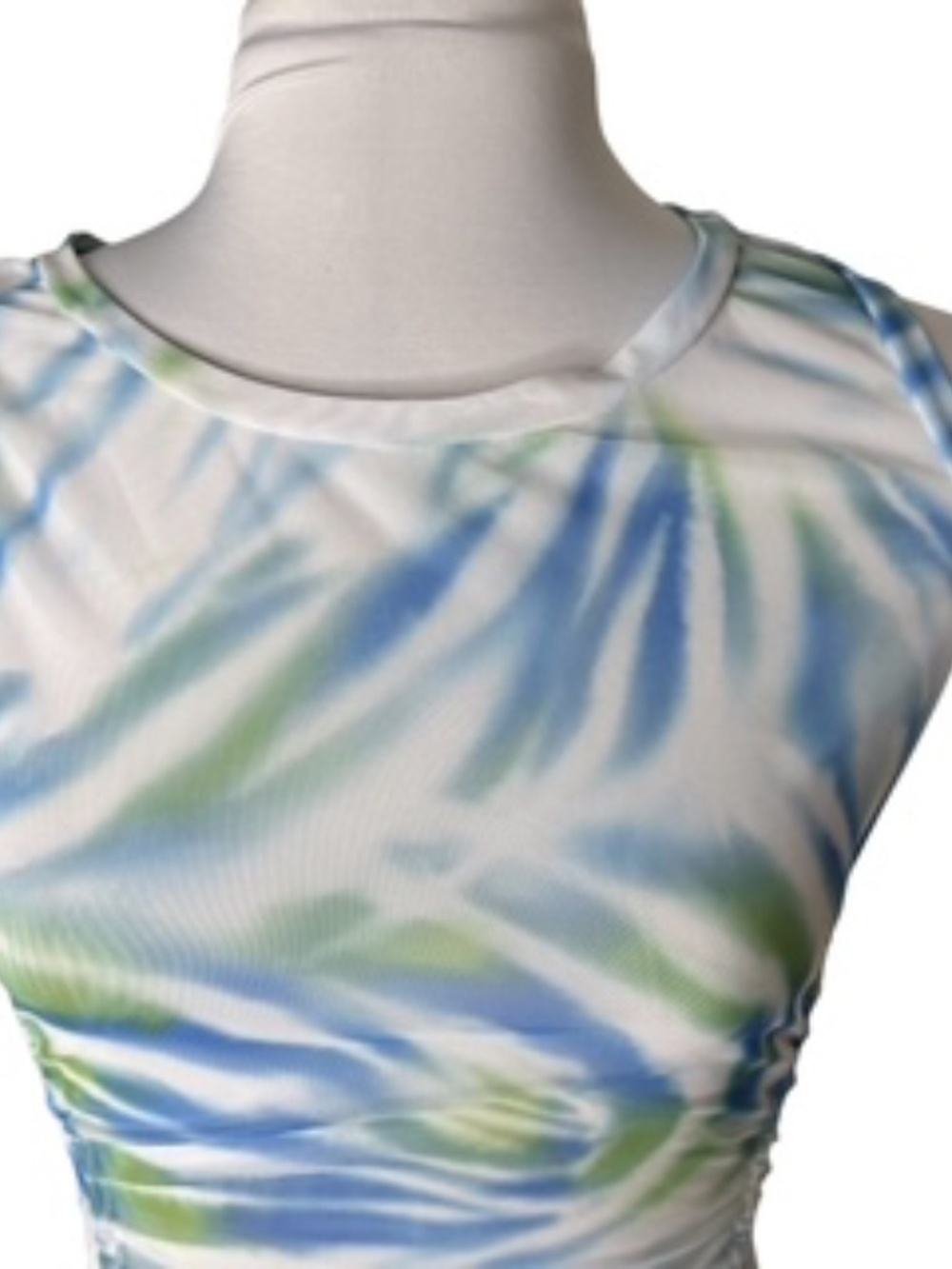 Sheer Versatile Swimsuit Coverup with Adjustable Length Tank to Dress Size L - Picture 3 of 7